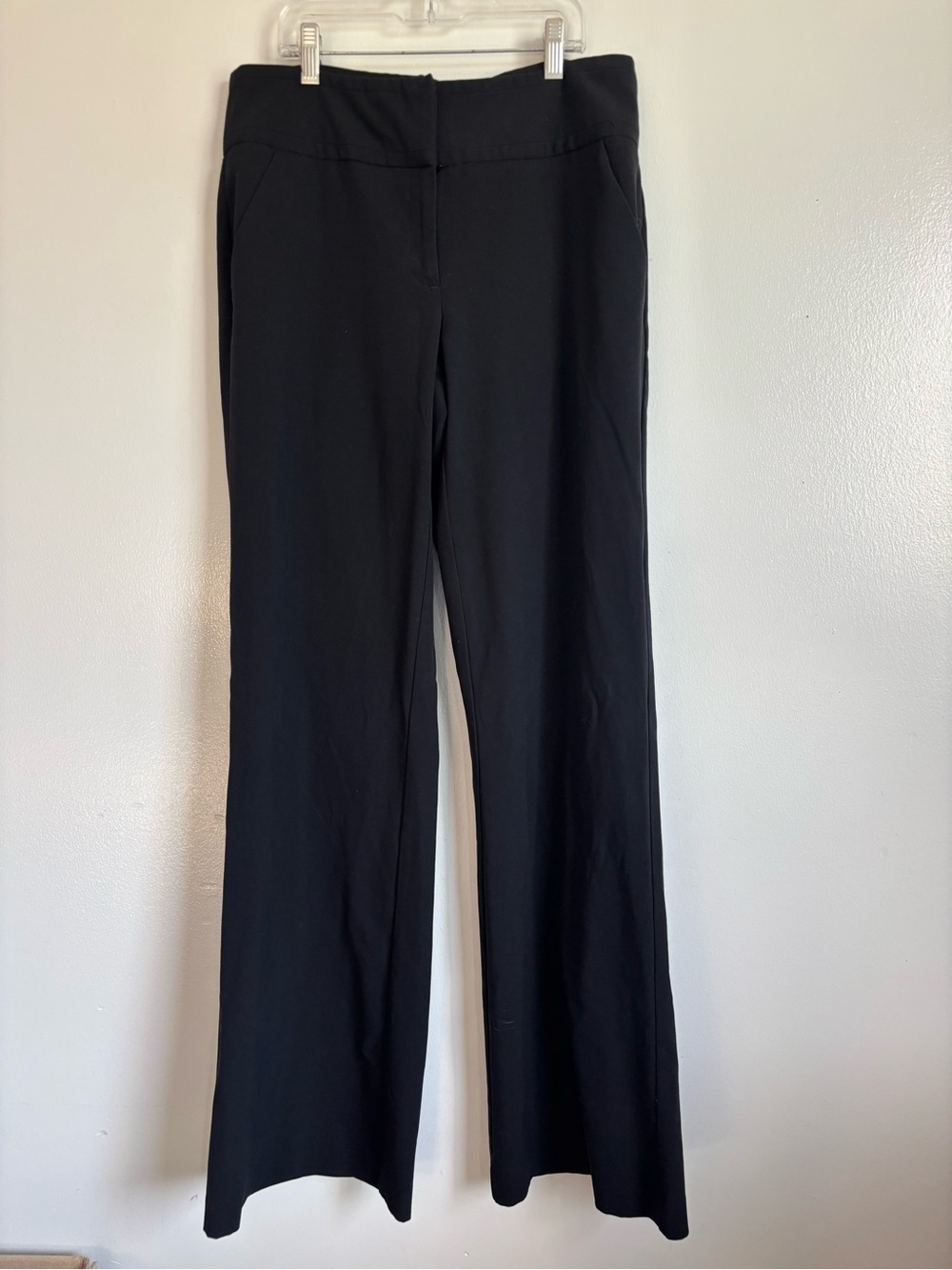 7th Avenue New York & Company Black Pant Trousers size 8 Tall